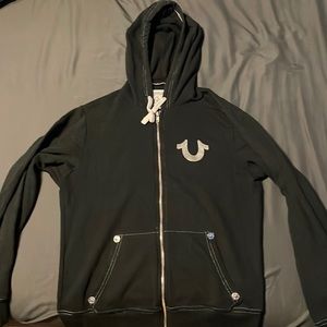 True religion zip up hoodie